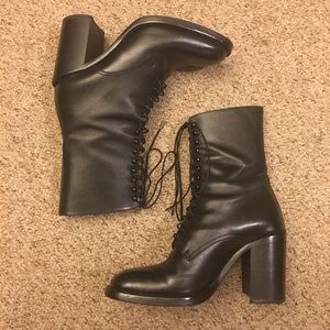 VNTG FREELANCE CLASSIC LEATHER BOOTS